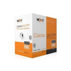 Nexxt Solutions Infrastructure - Bulk cable - UTP - 305 m RJ-45 - Blue - Cat5e 4P 25AWG CM