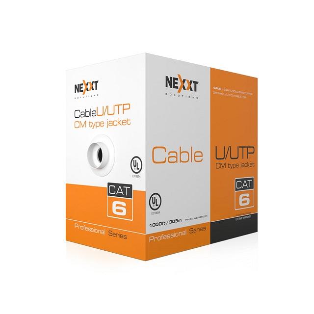 Nexxt Professional Cat6 UTP Cable 4P 24AWG CM 305m BL