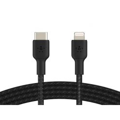 Belkin BOOST CHARGE - Cable Lightning - 24 pin USB-C macho a Lightning macho - 1 m - negro