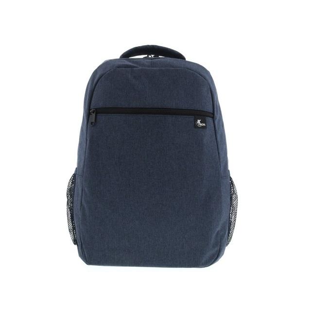 Xtech - Notebook carrying backpack - 15.6" - Durable polyester - Blue - Durham XTB-220