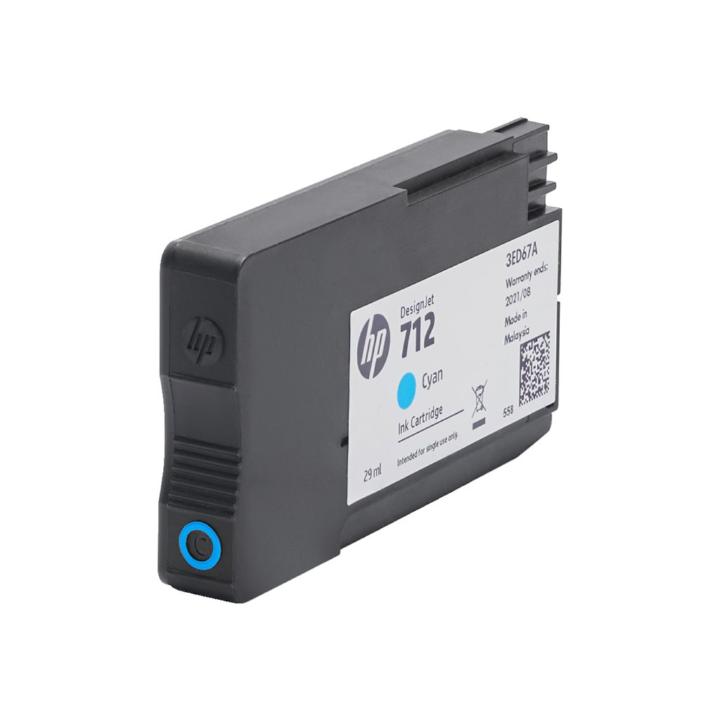 HP - 712 - Ink cartridge - Cyan - Imagen 2