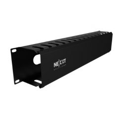 Nexxt Solutions Infrastructure - Rack cable management duct with cover - 19in 2U