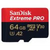 SanDisk Extreme Pro - Tarjeta de memoria flash (adaptador microSDXC a SD Incluido) - 64 GB