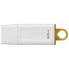 Kingston - USB flash drive - 128 GB - USB 3.0 - Plastic White-Yellow