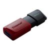 Kingston - USB flash drive - 128 GB - USB 3.0 - Black Red