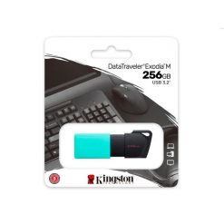 Kingston - USB flash drive - 256 GB - USB 3.0 - Black Teal