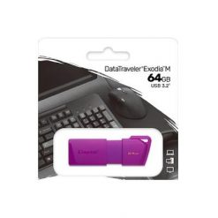 Kingston - USB flash drive - USB 3.2 Gen 1 - NEON Purple