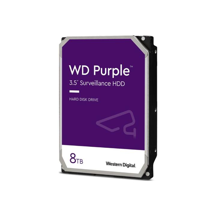 WD Purple WD85PURZ - Disco duro - 8 TB - interno - 3.5" - SATA 6Gb/s - 5640 rpm - búfer: 256 MB