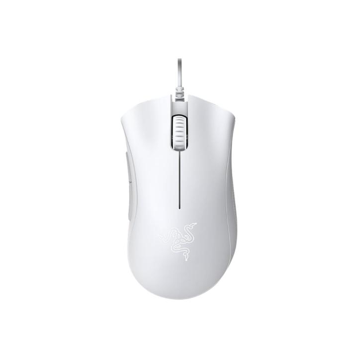 Razer DeathAdder Essential - White Edition - ratón - ergonómico - diestro - óptico - 5 botones