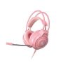 Xtech - XTH-564 - Headset - Para Computer / Para Game console - Wired - 3.5mm+USB Pink