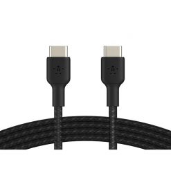 Belkin BoostCharge - Cable USB - 24 pin USB-C (M) a 24 pin USB-C (M) - 1 m - negro