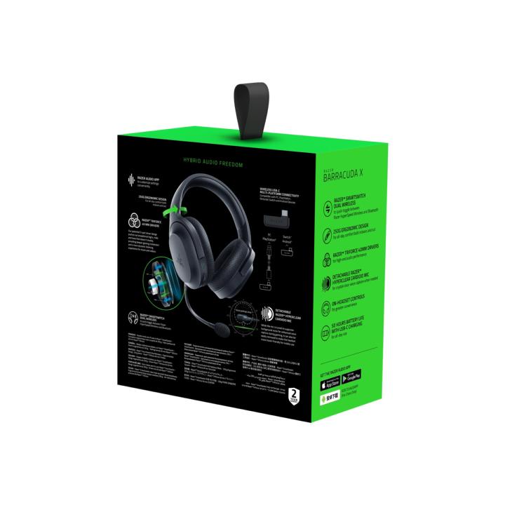 Razer Barracuda X - Auricular - tamaño completo - Bluetooth/radiofrecuencia de 2,4 GHz - Imagen 7
