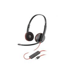 POLY - Headset - Wired - Blackwire 3220 Stereo USB-C He