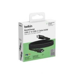Belkin BoostCharge - Cable USB - 24 pin USB-C (M) a 24 pin USB-C (M) - USB 2.0 - 2 m