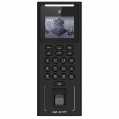 Terminal Biométrica HIKVISION MinMoe WiFi para Control de Acceso y Asistencia – Reconocimiento Facial, Huella y Tarjeta, 500 Rostros, 3,000 Usuarios, Pantalla LCD 2.4"