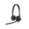 Logitech H570e Wired Headset, Stereo Headphones with Noise-Cancelling Microphone, USB, in-Line