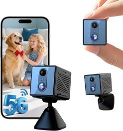 Cámara de Seguridad Inalámbrica 2K para Exterior e Interior | Batería Recargable | Detección de Movimiento IA | Visión Nocturna | Sirena, Reflector LED y WiFi
