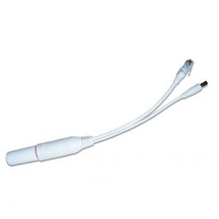 Adaptador divisor e Inyector POE impermeable, 12V 48V, DC macho.